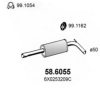 ASSO 58.6055 Middle Silencer